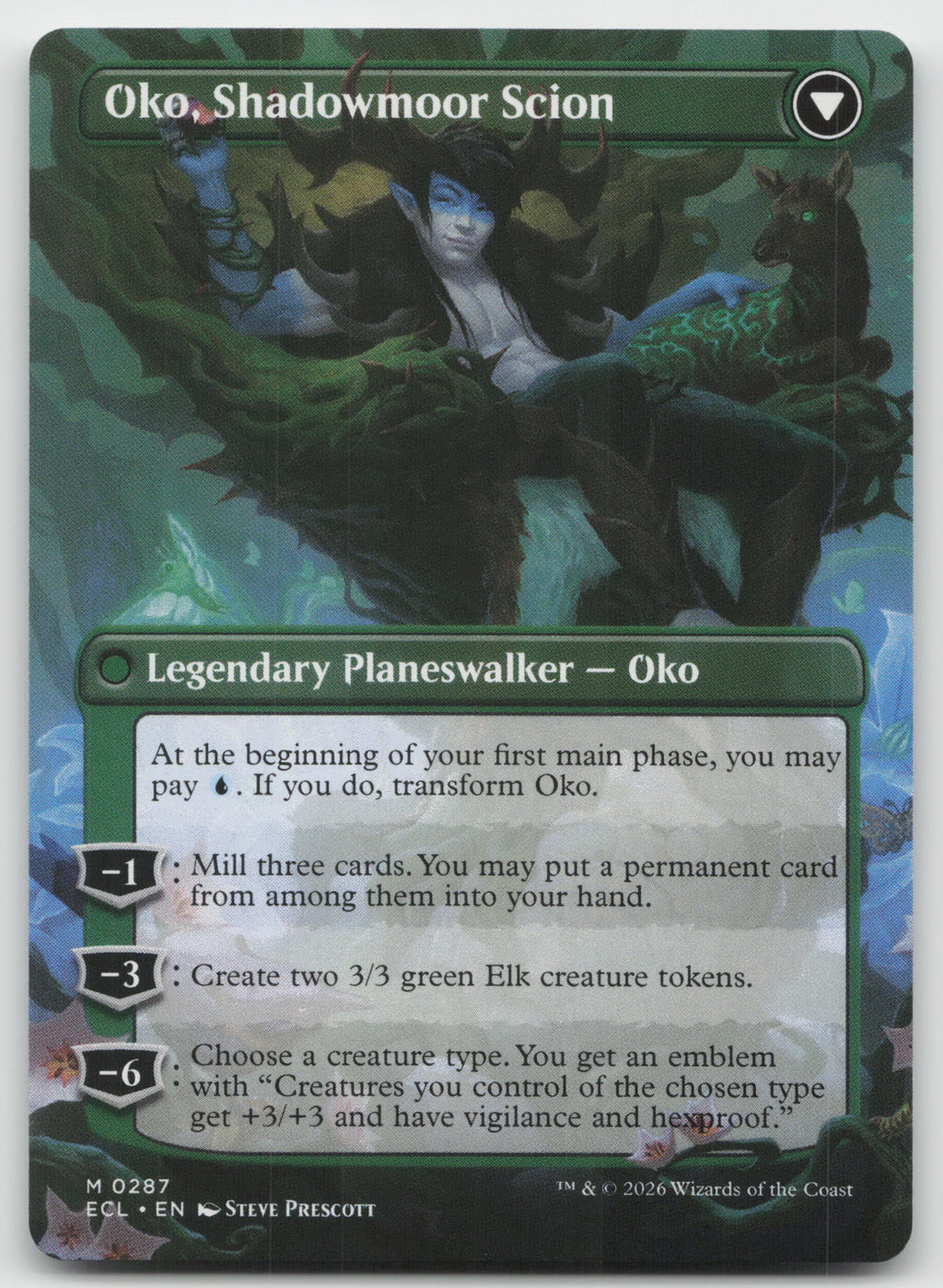 Oko, Lorwyn Liege (Borderless) M Normal Lorwyn Eclipsed 287 NM