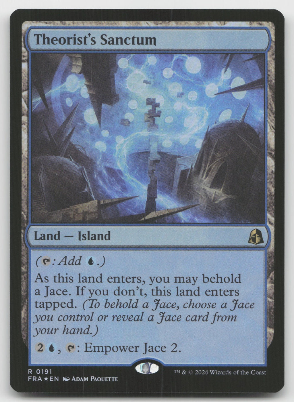 Theorist's Sanctum R Foil Reality Fracture 191 NM