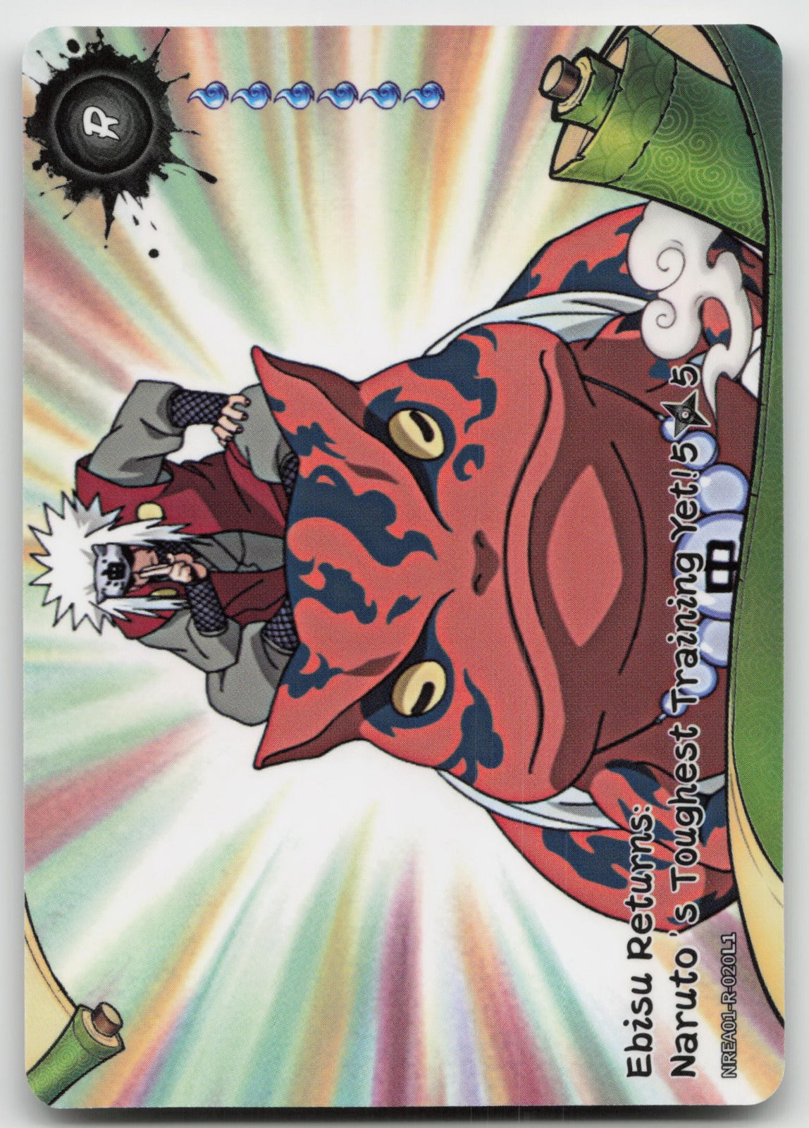Ebisu Returns Naruto's Toughest Training Yet! 5/5 Base R Earth Scroll 1 020L1 NM