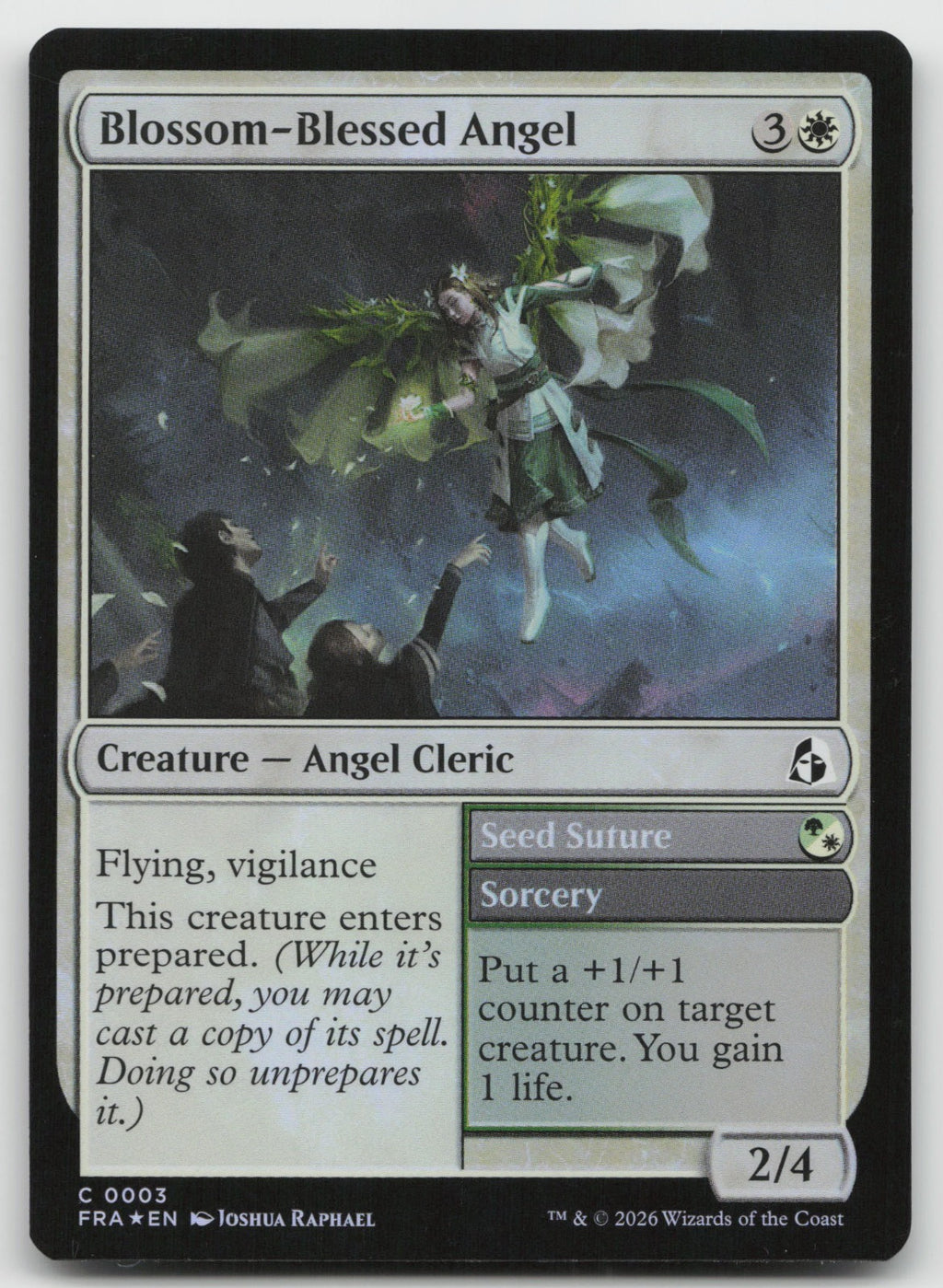 Blossom-Blessed Angel C Foil Reality Fracture 3 NM