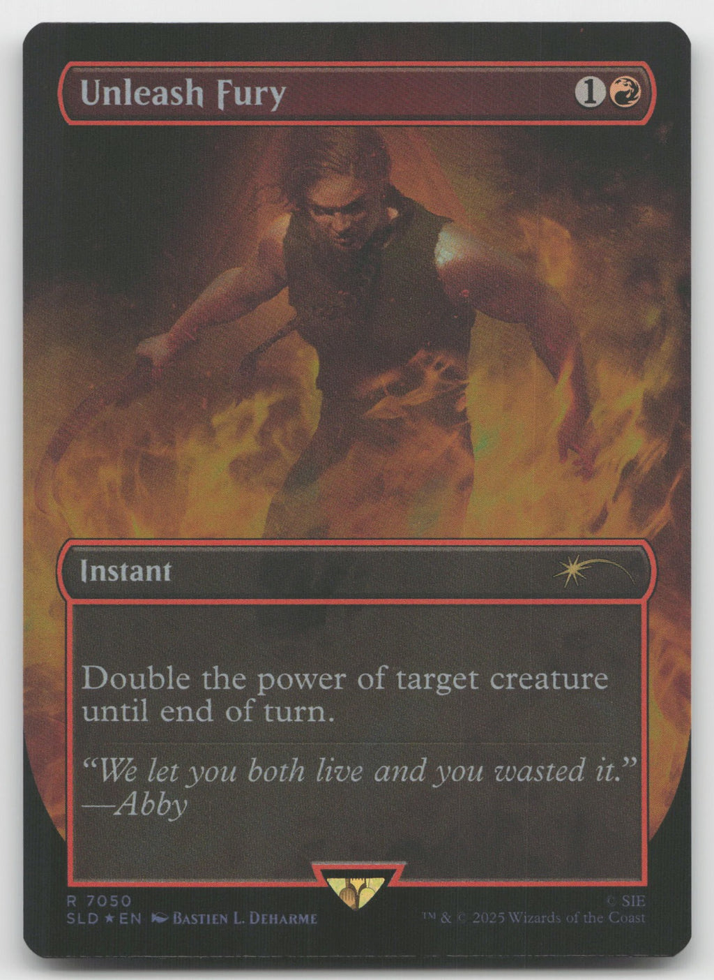 Unleash Fury (Rainbow Foil) R Foil Secret Lair Drop Series 7050 NM