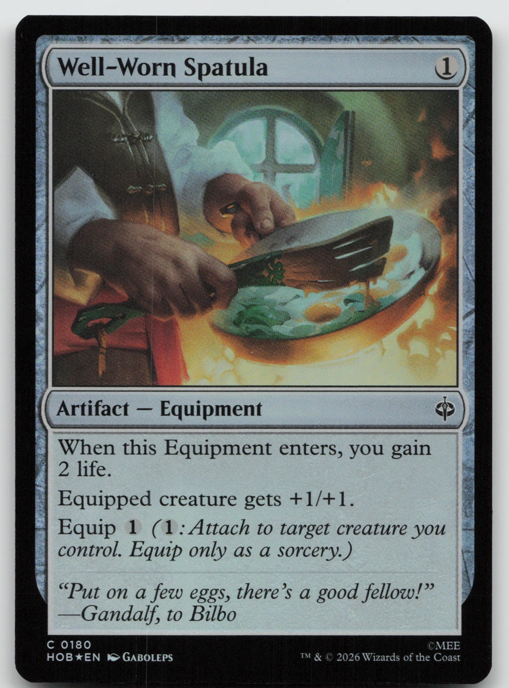 Well-Worn Spatula C Foil The Hobbit 180 NM