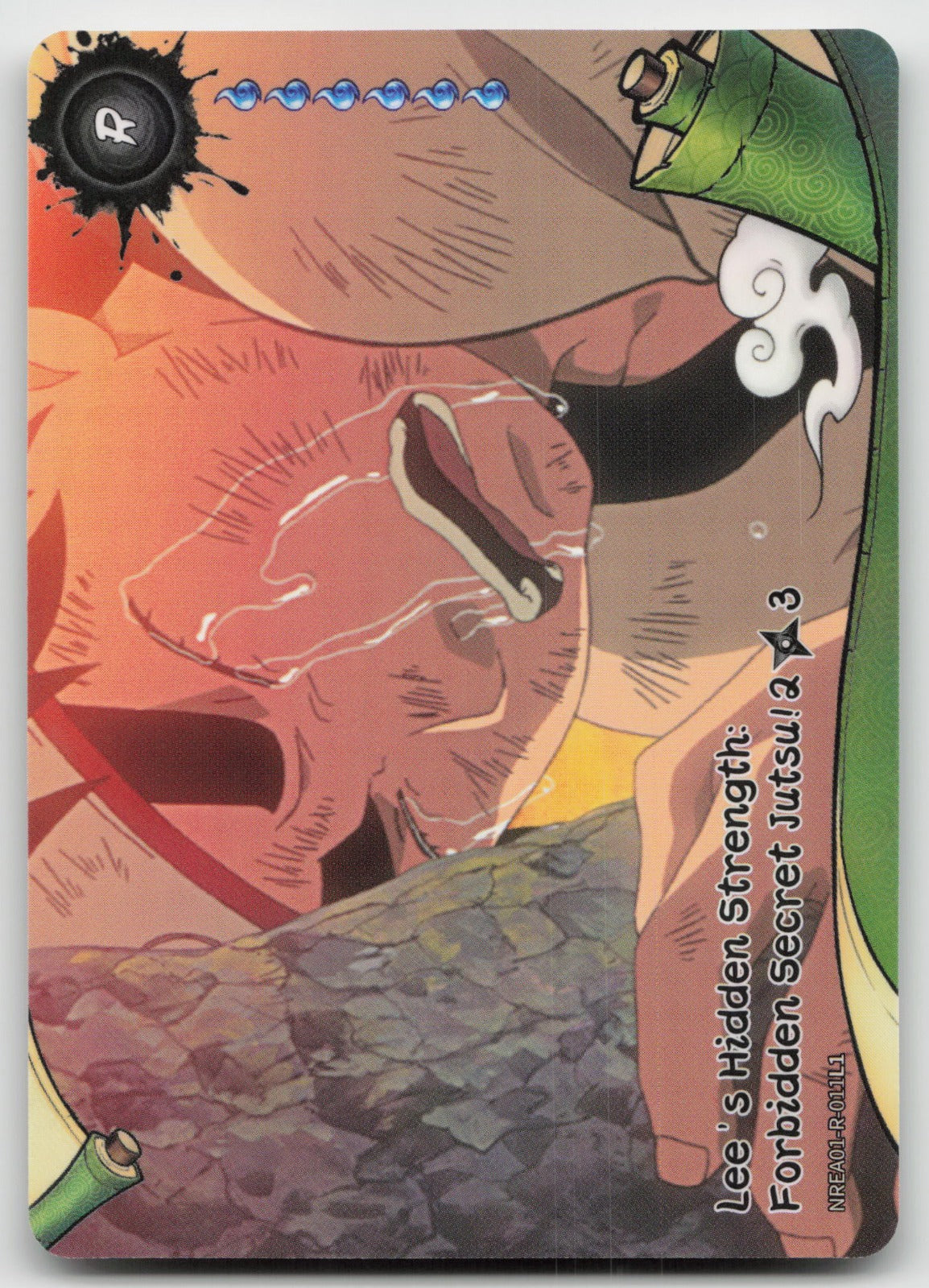 Lee's Hidden Strength Forbidden Secret Jutsu! 2/3 Base R Earth Scroll 1 011L1 NM