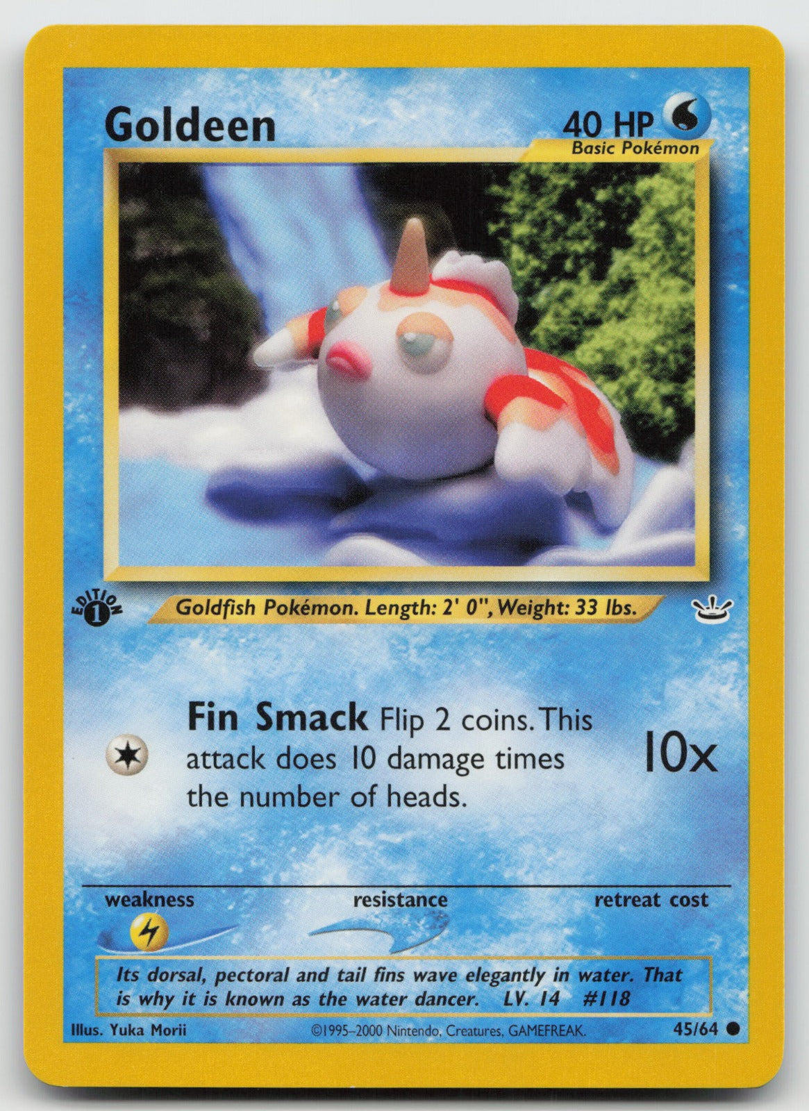 Goldeen Common 1st Edition Neo Revelation 45/64 NM