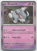 Greavard (Mirage Holo) Common SV01: Scarlet & Violet Base Set 105/198 NM