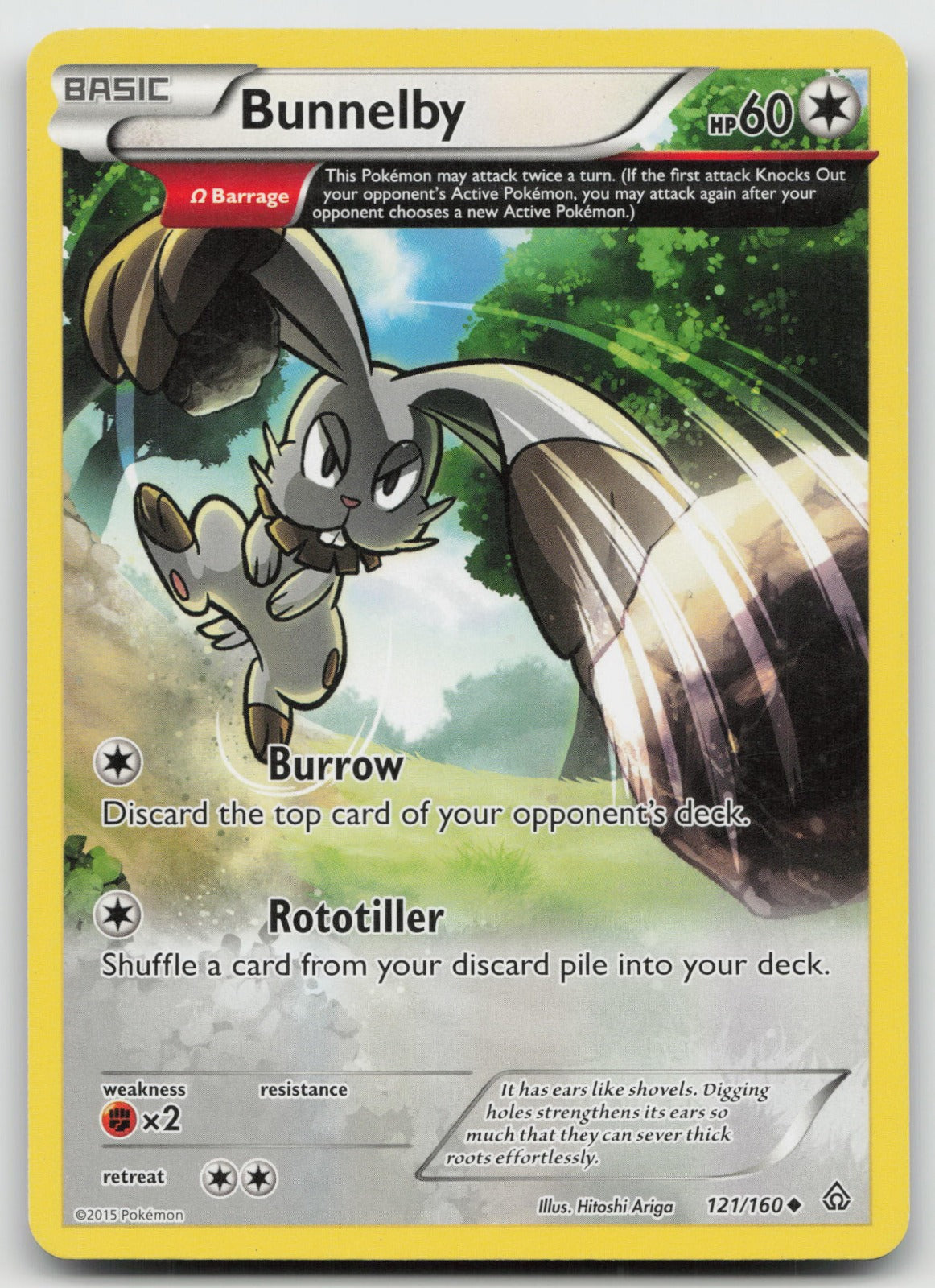 Bunnelby (Omega) Uncommon XY - Primal Clash 121/160 LP