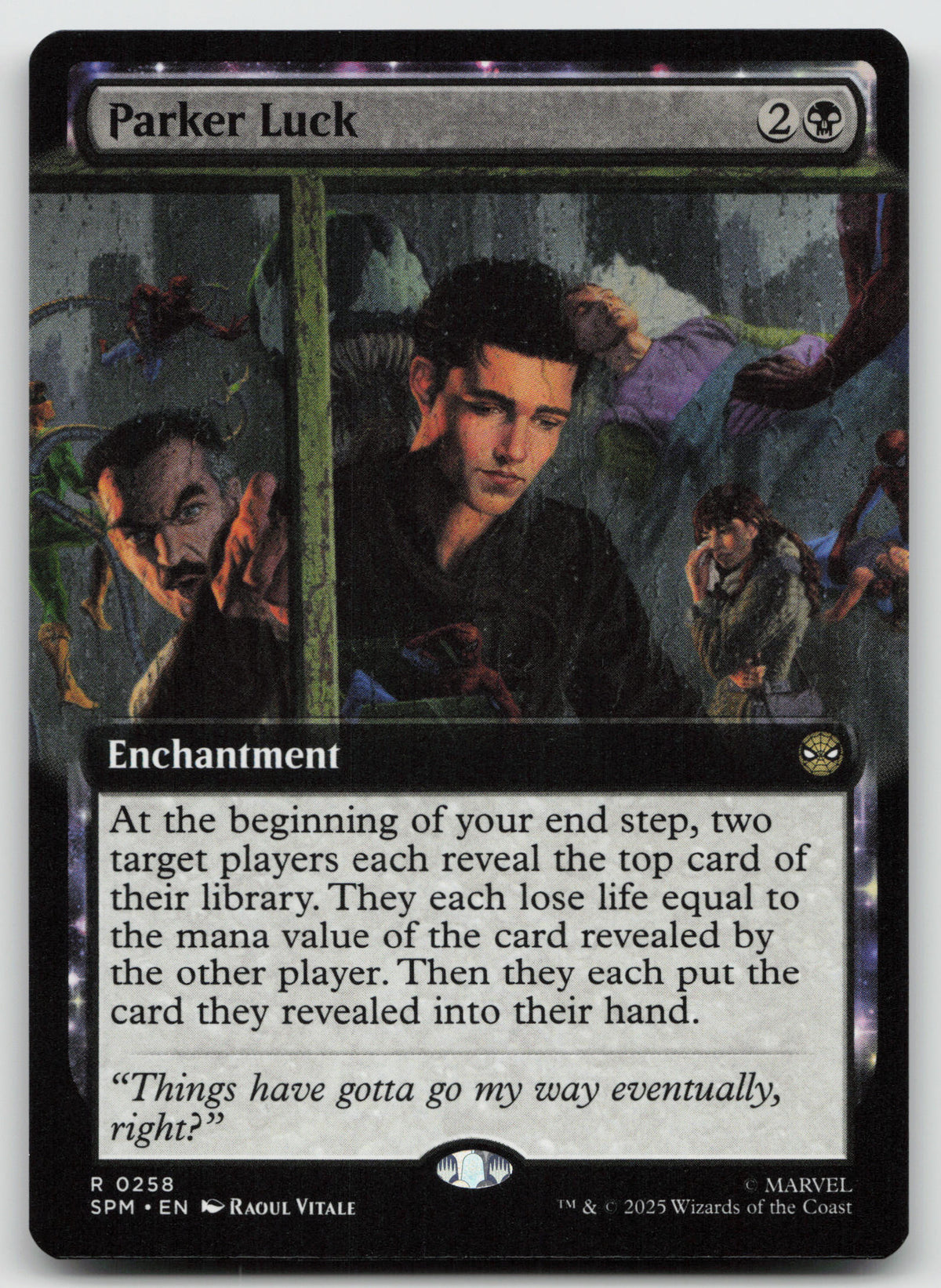 Parker Luck (Extended Art) R Normal Marvel's Spider-Man 258 NM