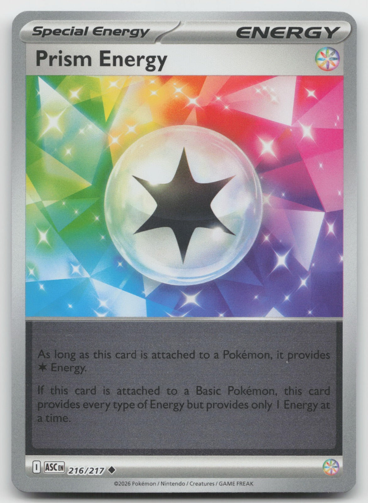 Prism Energy Uncommon Reverse Holo ME: Ascended Heroes 216/217 NM