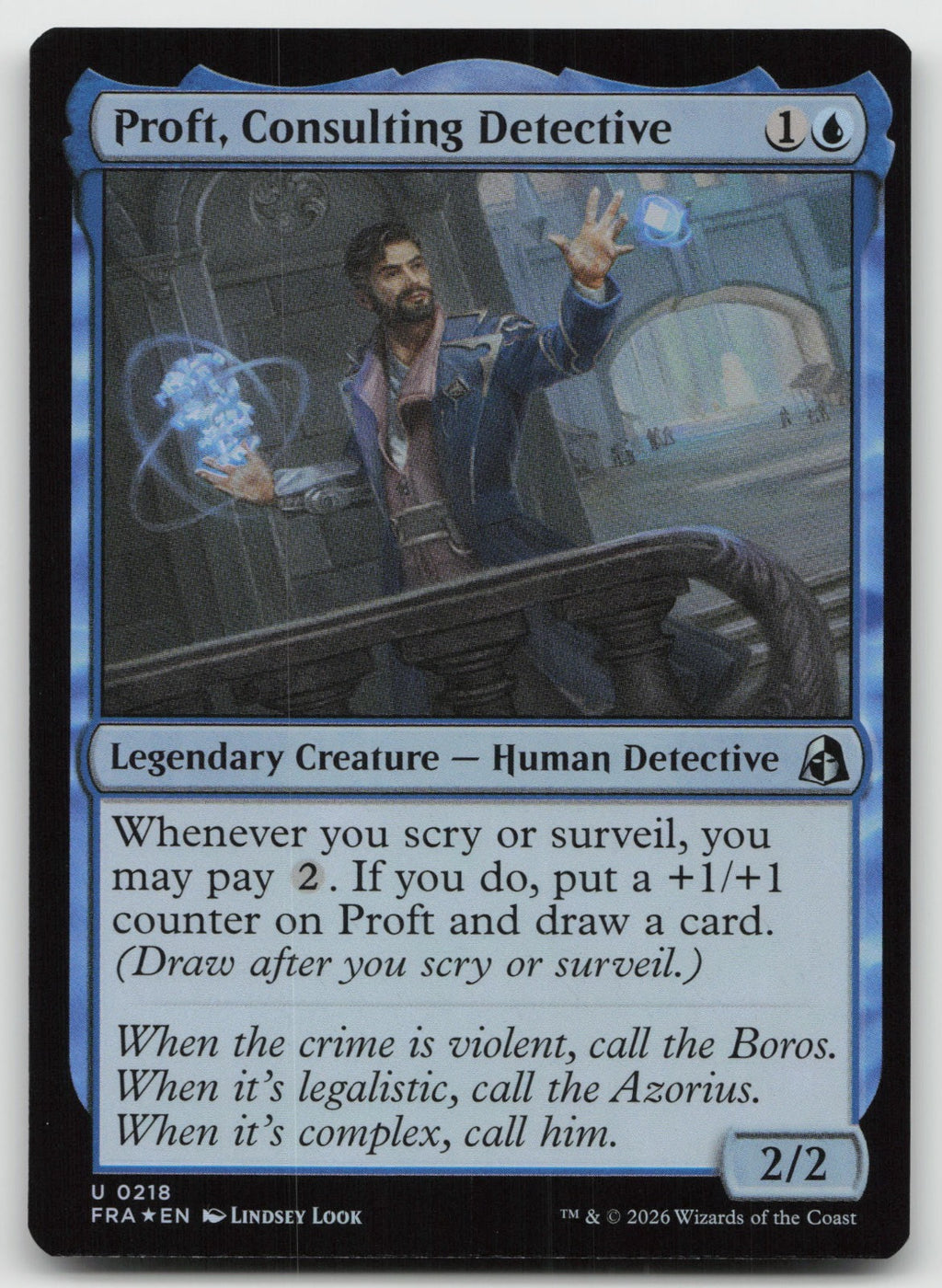 Proft, Consulting Detective U Foil Reality Fracture 218 NM