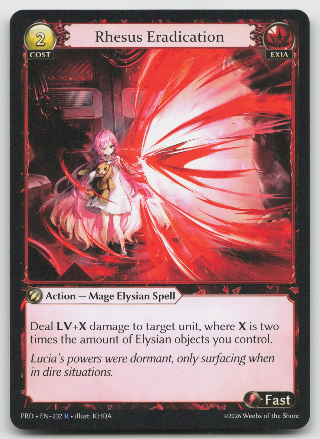 Rhesus Eradication Rare .asphodel/paradise 232 NM