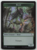 Sculpture Treasure // Beast Double-Sided Token T Foil Reality Fracture 13 / 8 NM