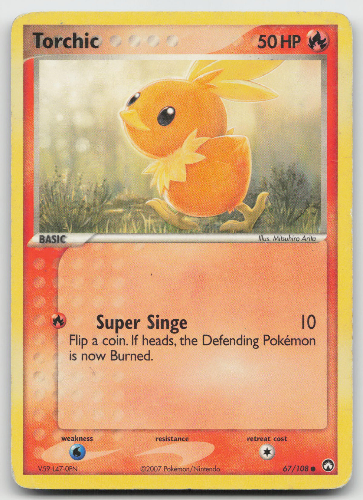 Torchic Common Normal Power Keepers 67/108 DMG