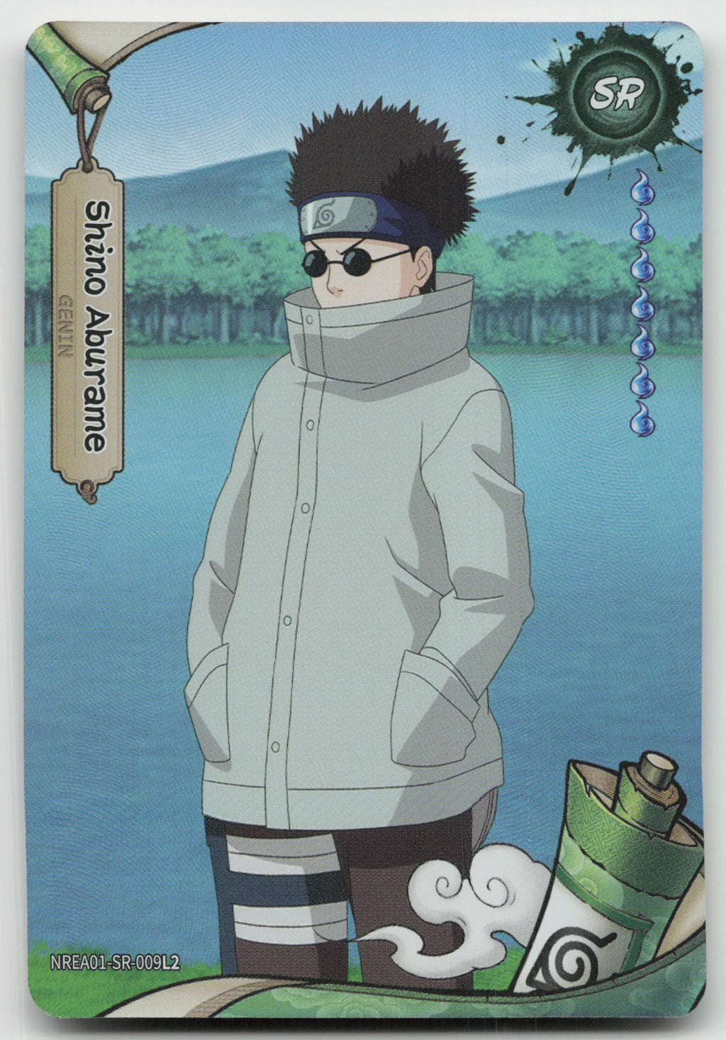 Shino Aburame Base SR Earth Scroll Series 1 009L2 NM