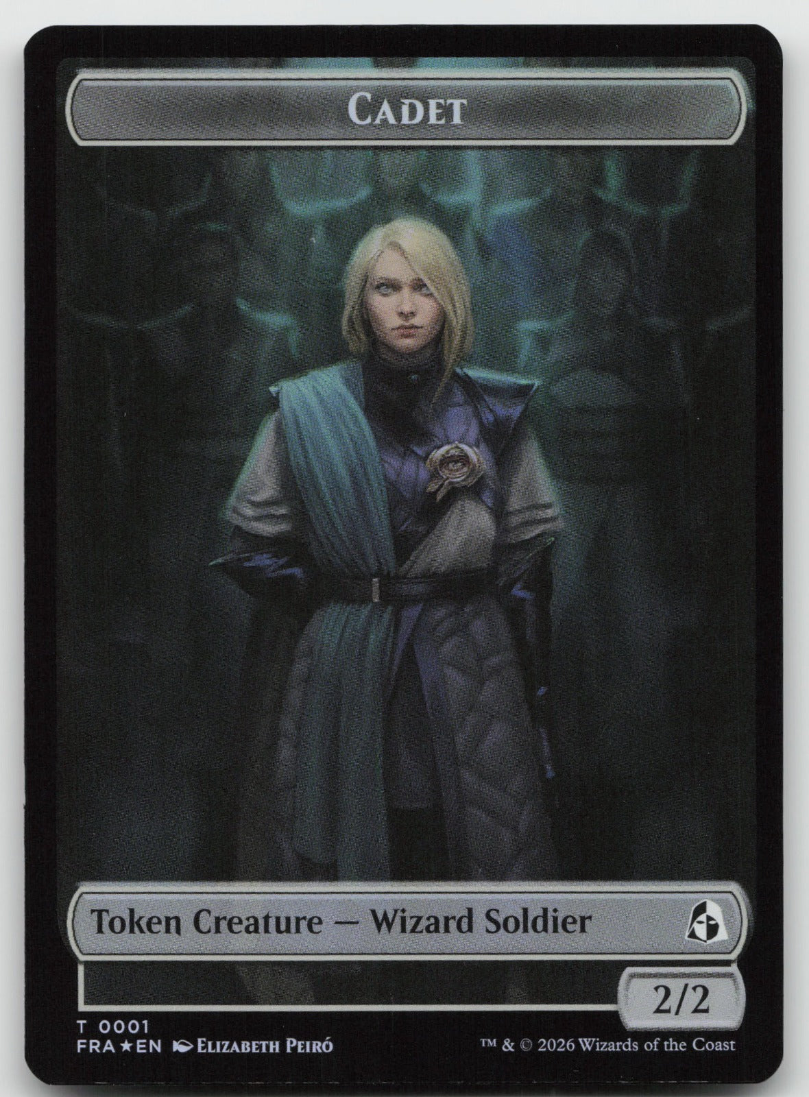 Cadet // Beast Double-Sided Token T Foil Reality Fracture 1 // 8 NM