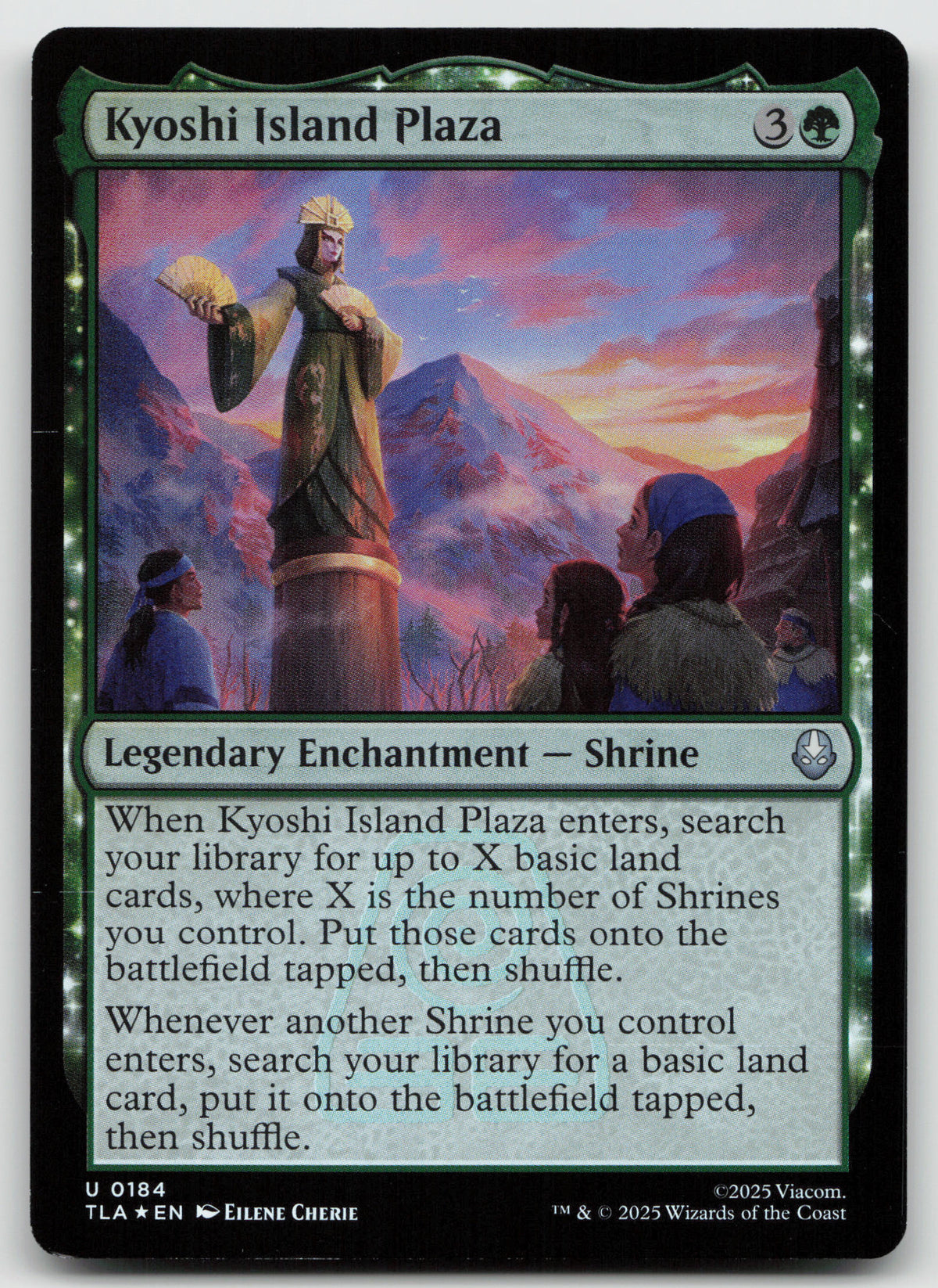 Kyoshi Island Plaza U Foil Avatar: The Last Airbender 184 NM