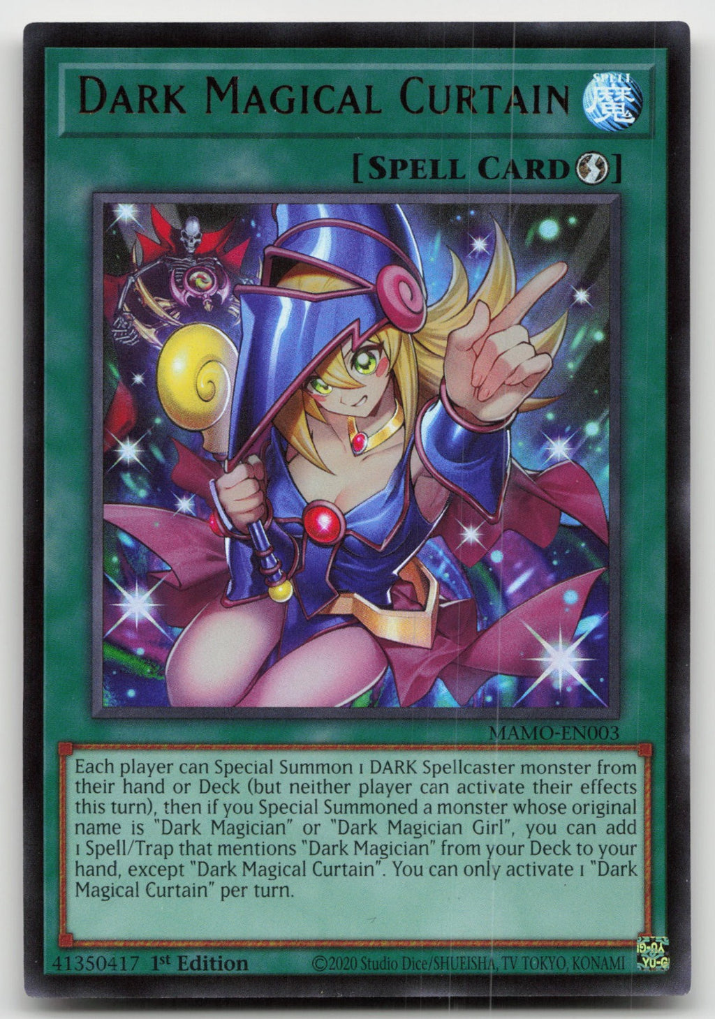 Dark Magical Curtain 1st Edition Ultra Rare Magnificent Monsters MAMO-EN003 NM