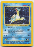 Lapras Holo Rare Unlimited Fossil 10/62 LP