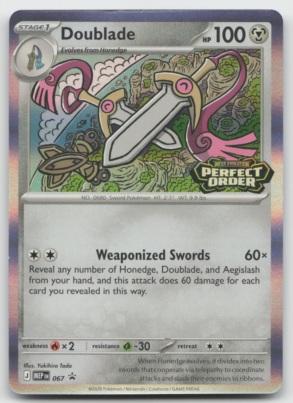 Doublade Promo ME: Mega Evolution Promo MEP067 NM