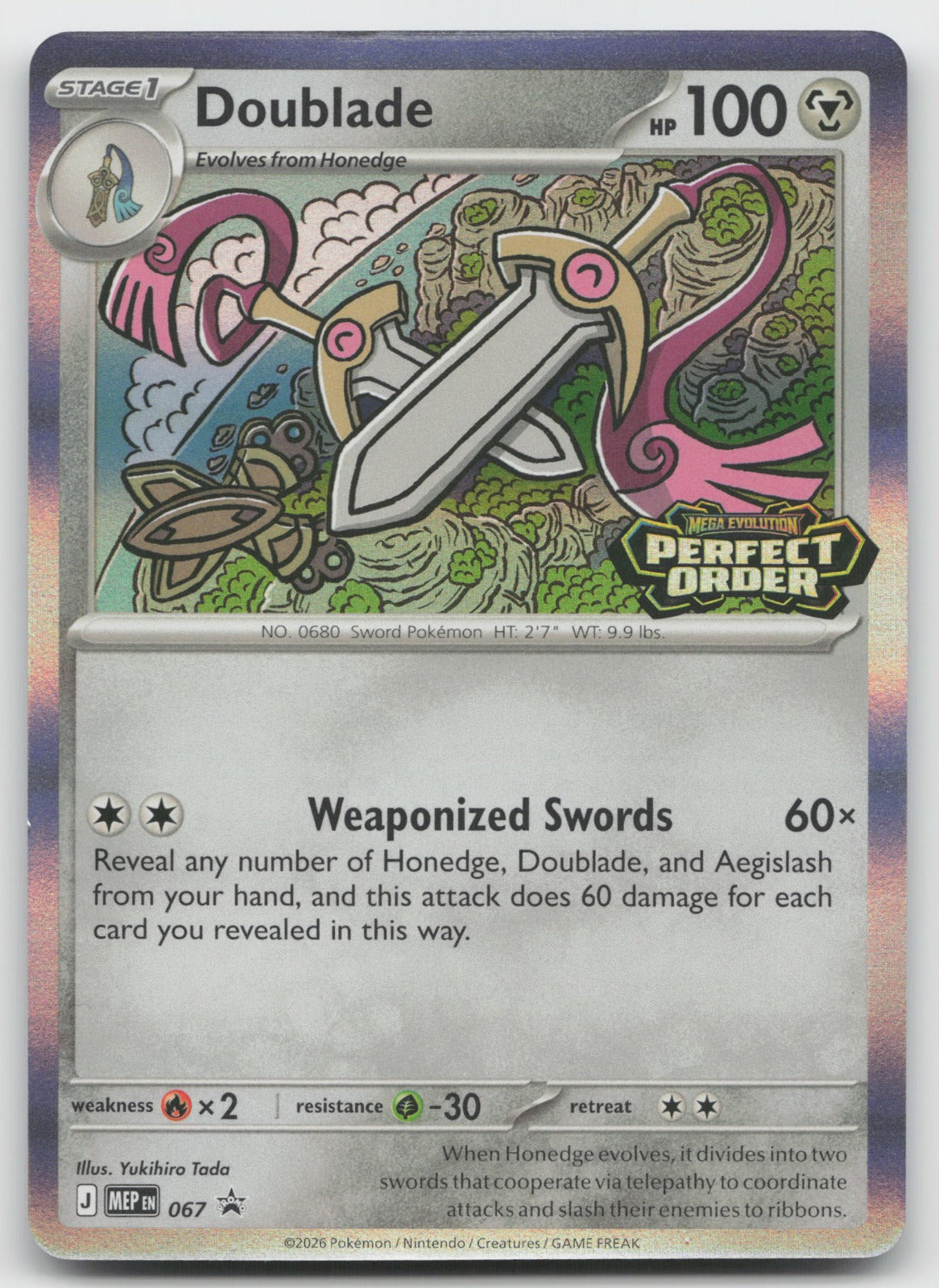 Doublade Promo ME: Mega Evolution Promo MEP067 NM