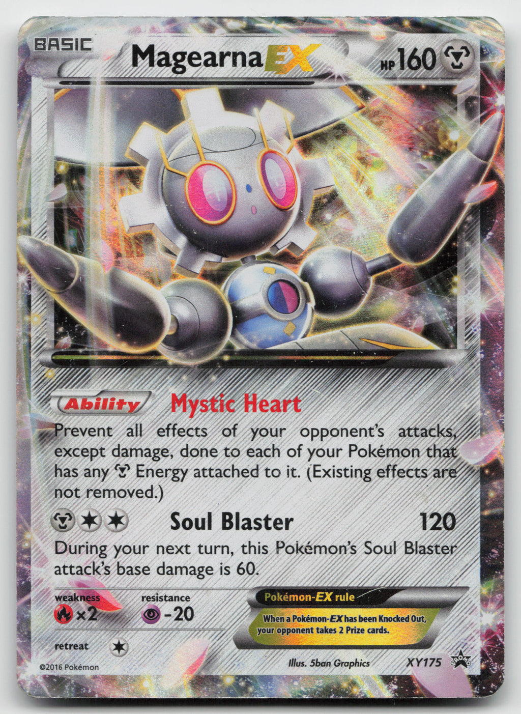 Magearna EX Promo Holofoil XY Promos XY175 DAMAGED