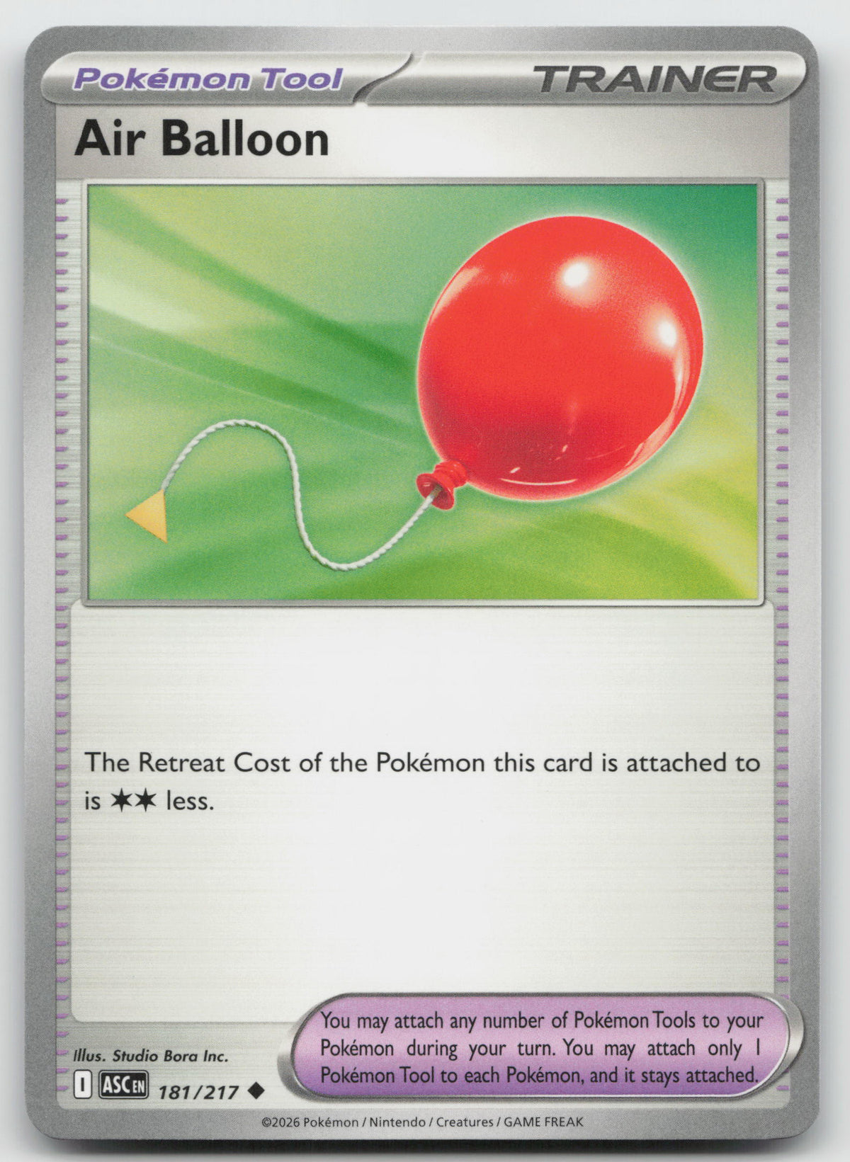 Air Balloon Uncommon Normal ME: Ascended Heroes 181/217 NM