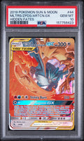 Moltres Zapdos Articuno GX Pokemon Sun & Moon Hidden Fates 44/68 PSA 10