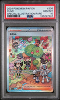 Clive Special Illustration Rare Pokemon Paf Paldean Fates 236/091 PSA 10