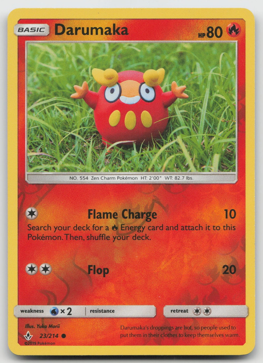 Darumaka Reverse Holo Common SM - Unbroken Bonds 23/214 NM