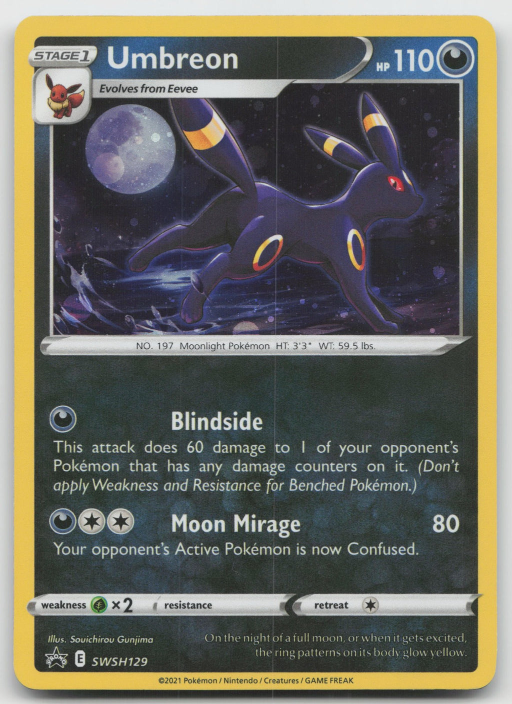 Umbreon - Holo SWSH: Sword & Shield Promo Cards SWSH129 NM