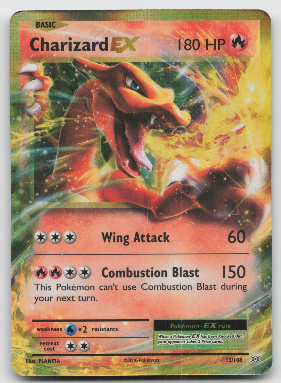 Charizard EX Holo Ultra Rare XY - Evolutions 12/108 LP/MP