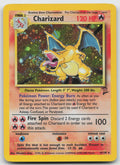Charizard Holo Rare Base Set 2 4/130 DMG/Mouth Swirl