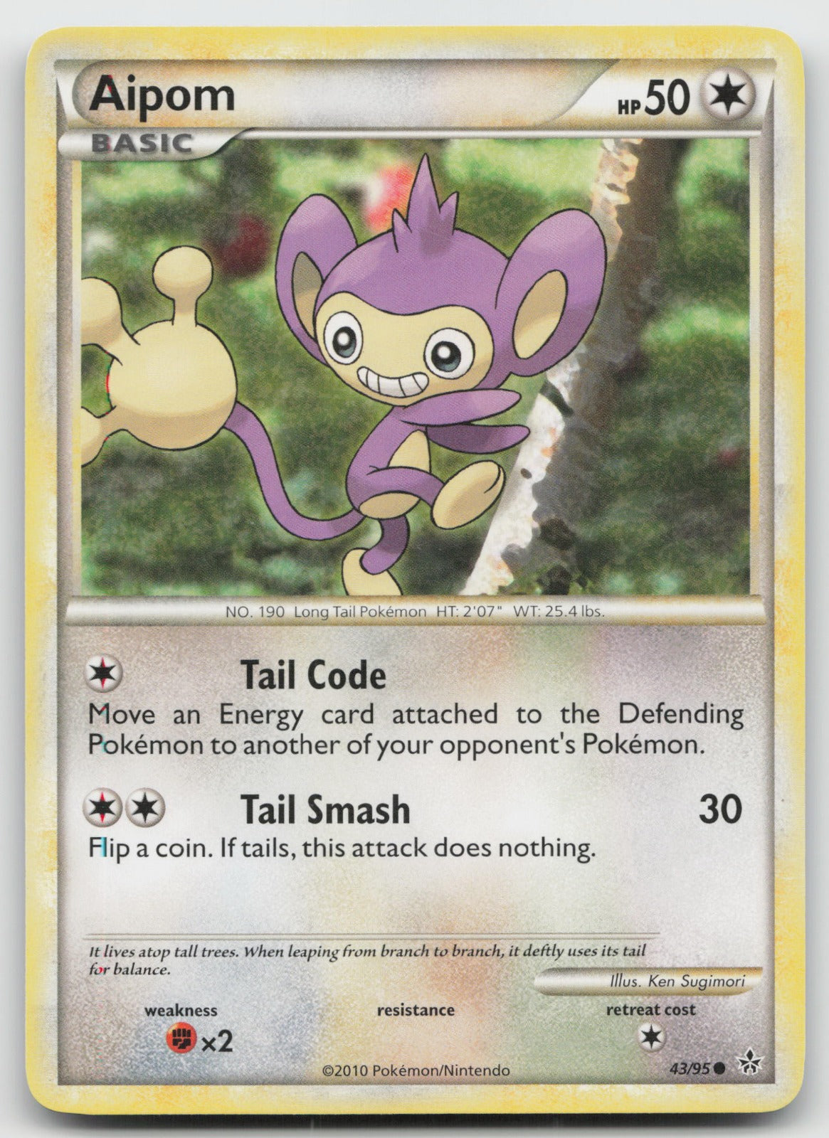 Aipom Common Unleashed 43/95 LP