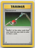 Maintenance Uncommon Normal Base Set (Shadowless) 83/102 LP