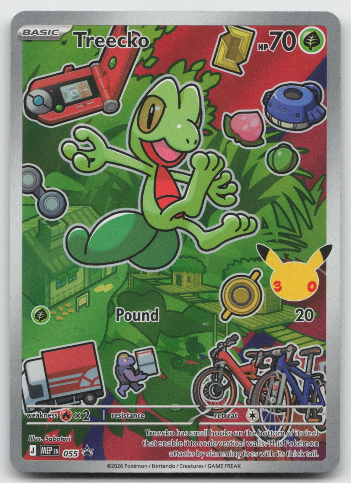Treecko Holo ME: Mega Evolution Promo MEP055 NM