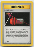 PlusPower 1st Edition Uncommon Base Set (Shadowless) 84/102 NM