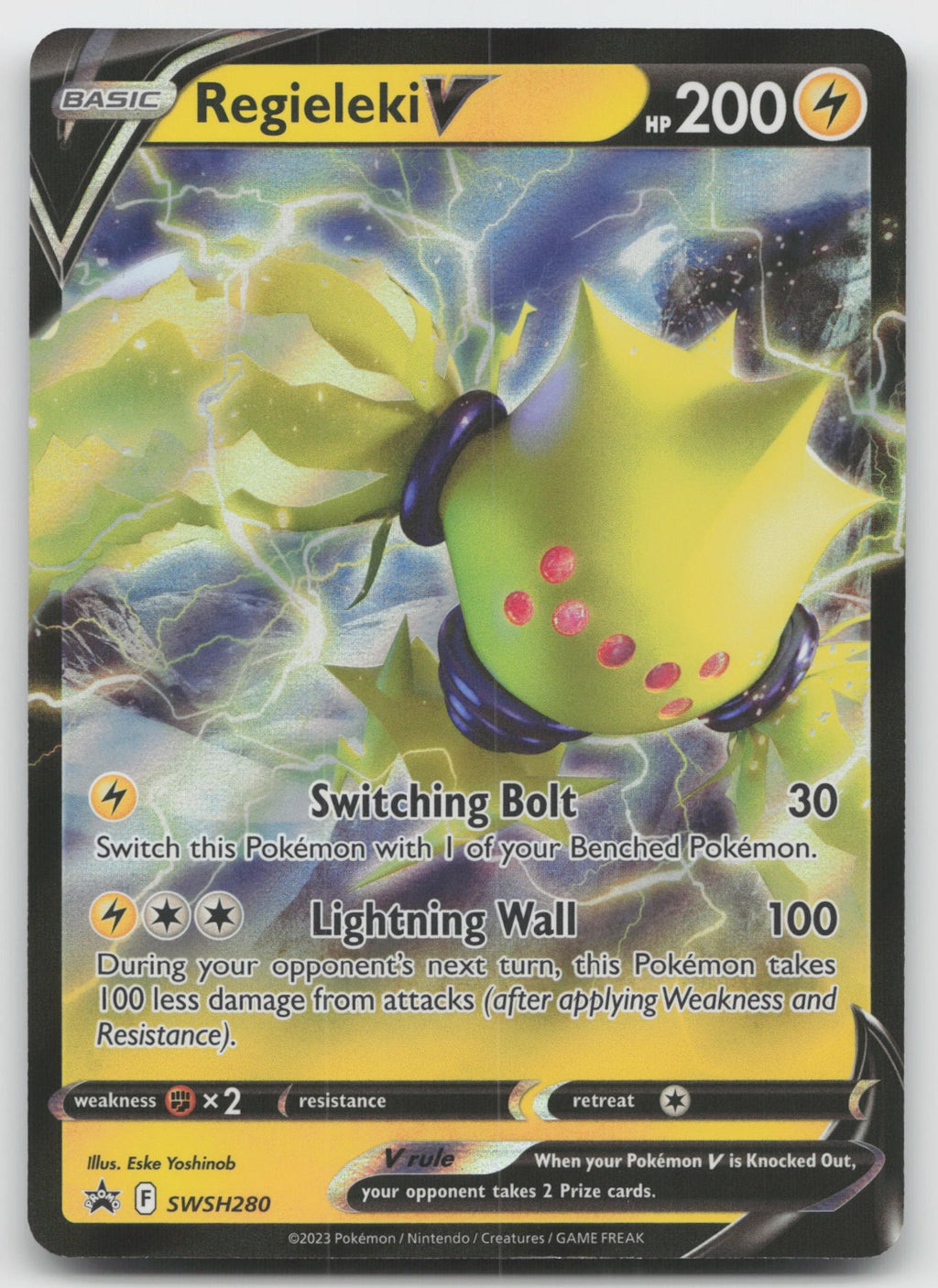 Regieleki V - Holo SWSH: Sword & Shield Promo Cards SWSH280 NM