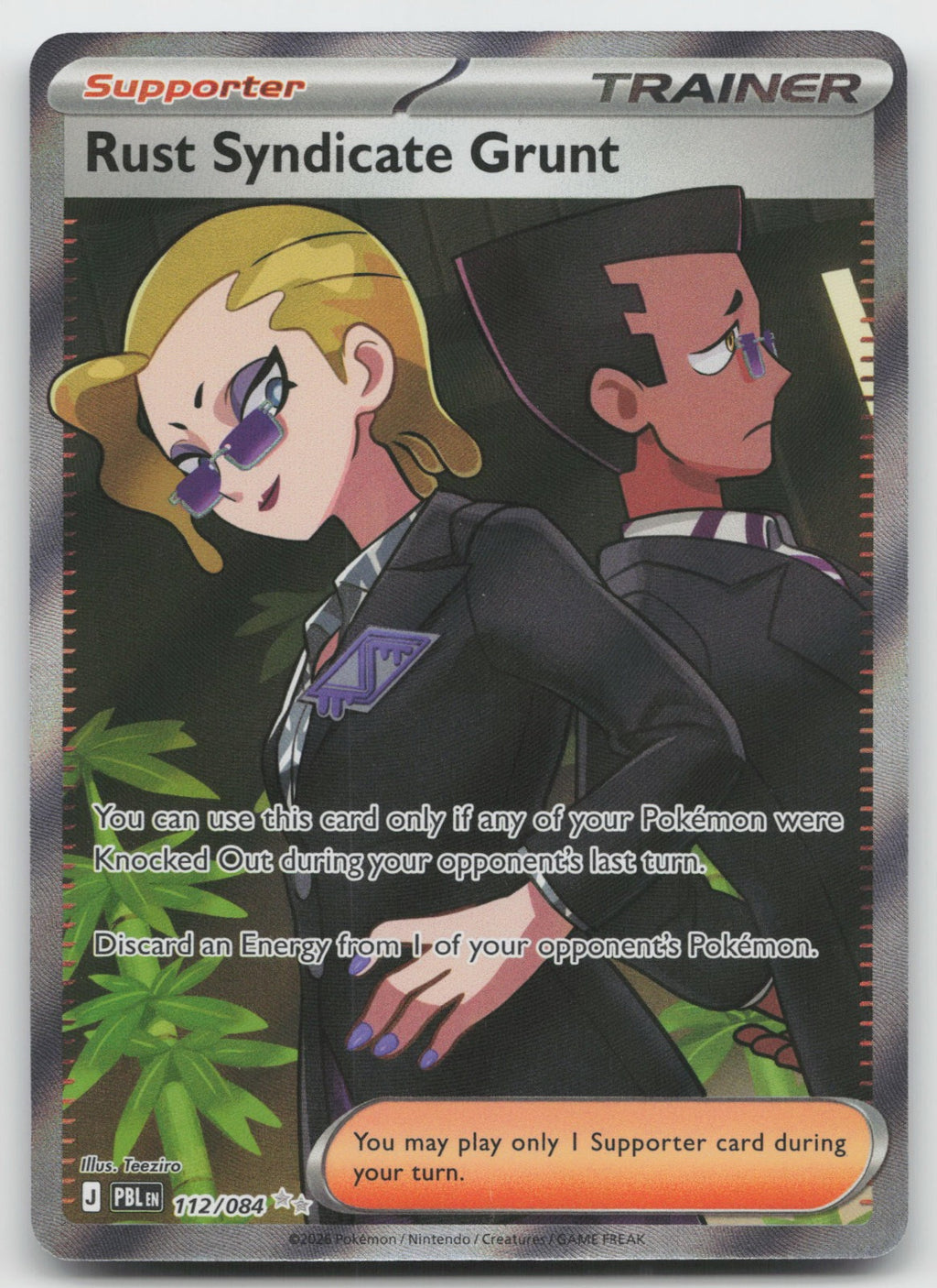Stunky Common Reverse Holo ME04: Chaos Rising 053/086 NM
