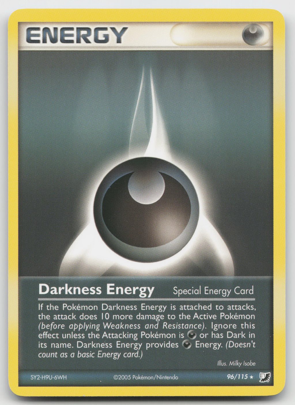 Darkness Energy (Special) Rare Normal Unseen Forces 96/115 LP