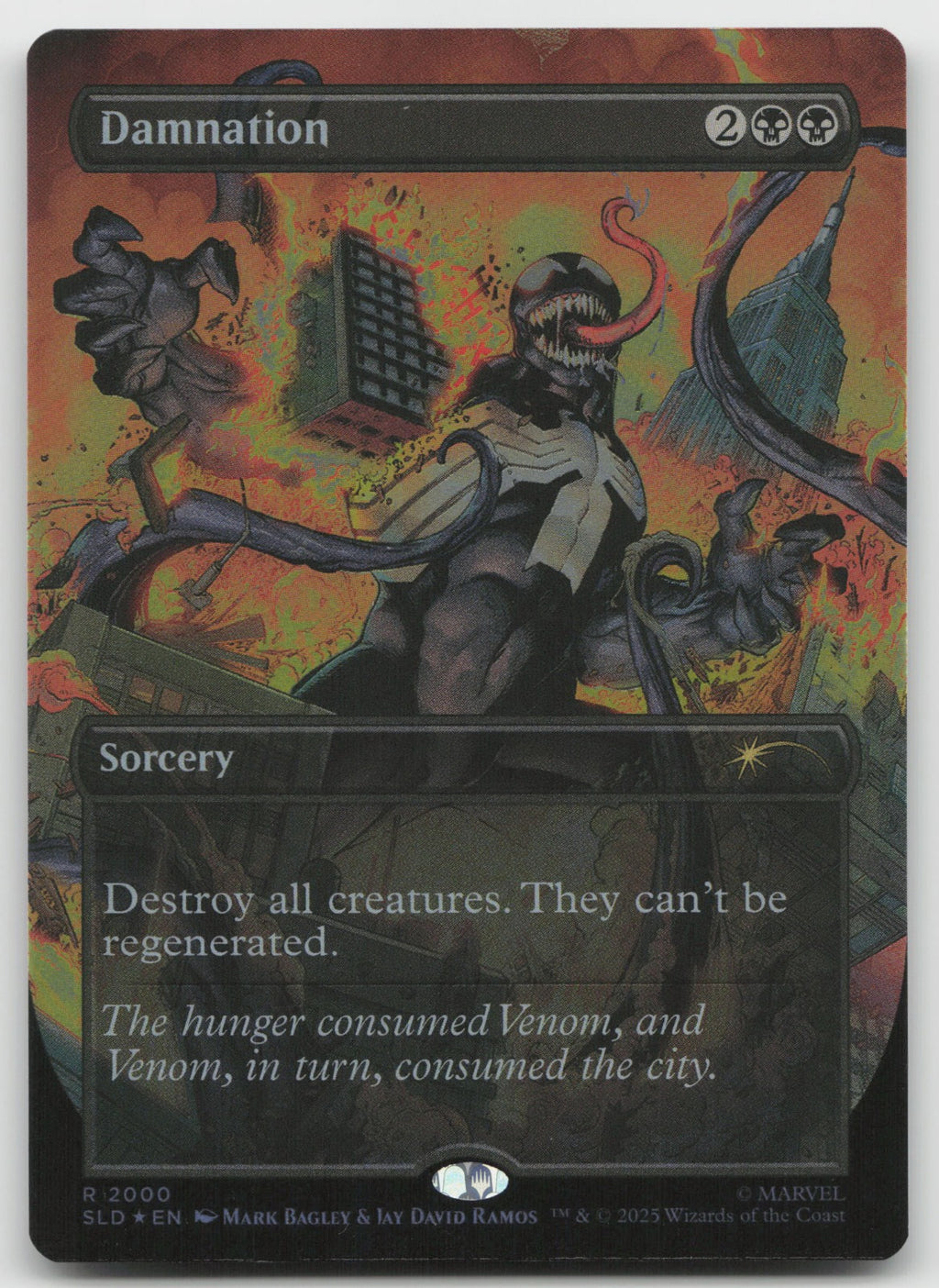 Damnation (Rainbow Foil) R Foil Secret Lair Drop Series 2000 NM