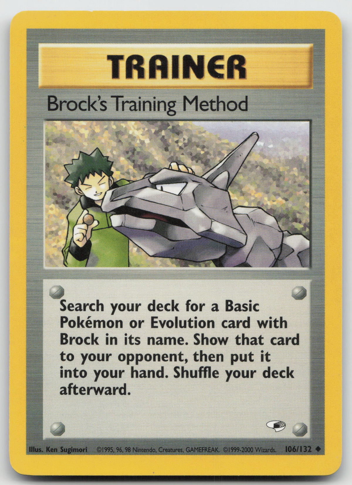Brock's Training Method Uncommon Unlimited Gym Heroes 106/132 MP