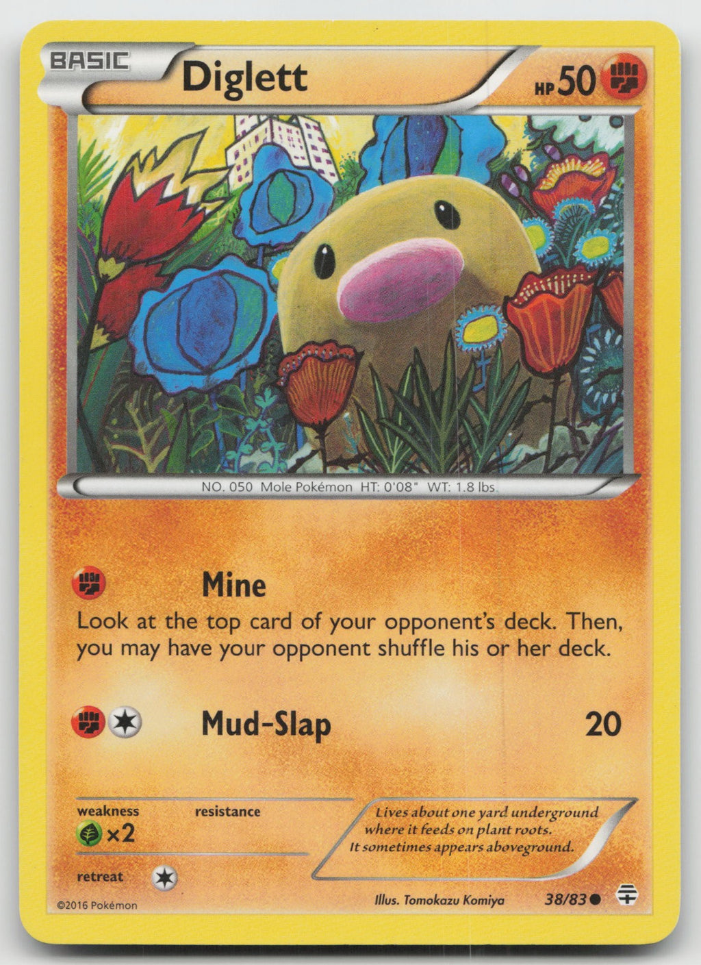 Diglett Common Generations 38/83 MP