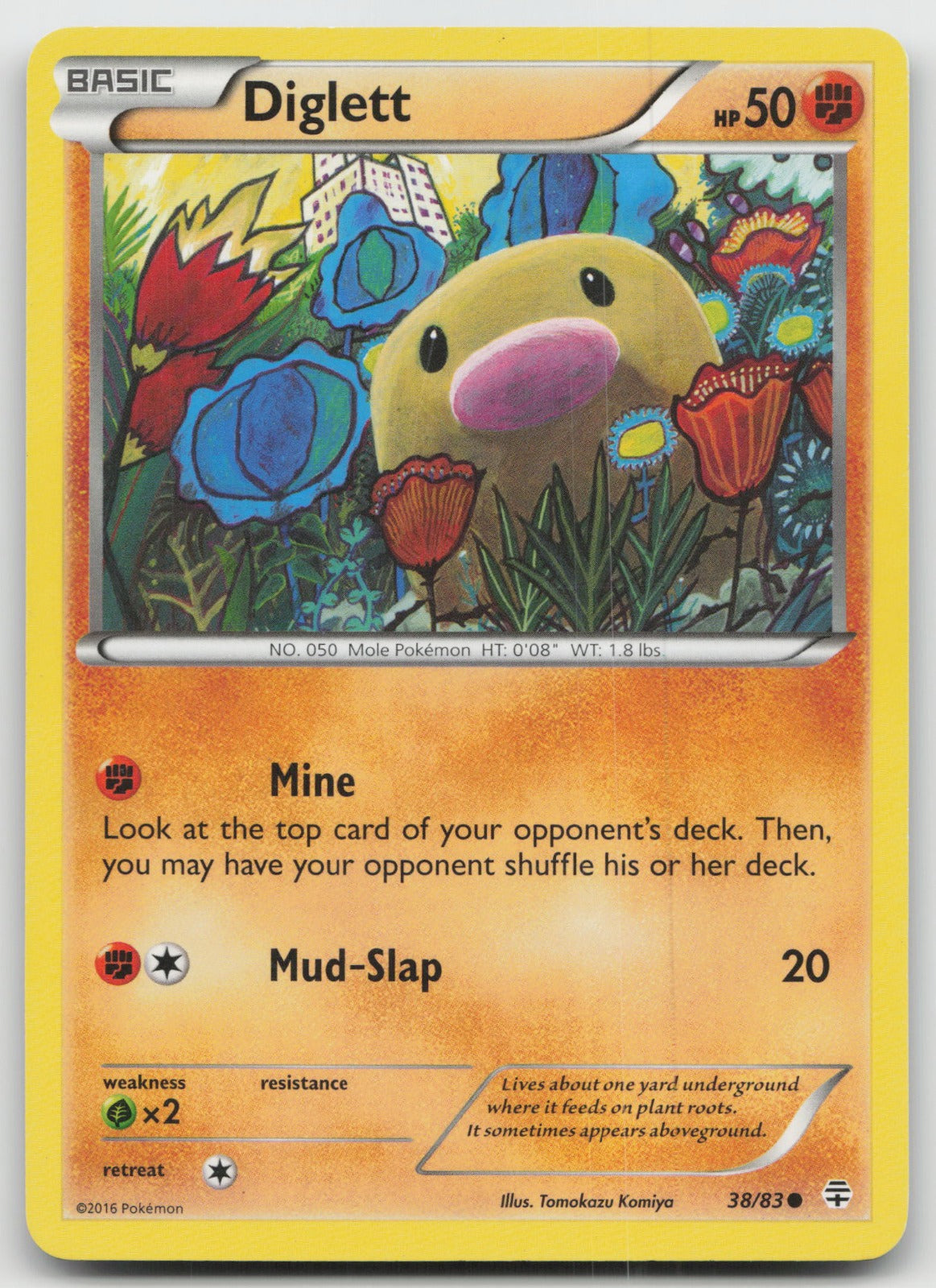 Diglett Common Generations 38/83 MP
