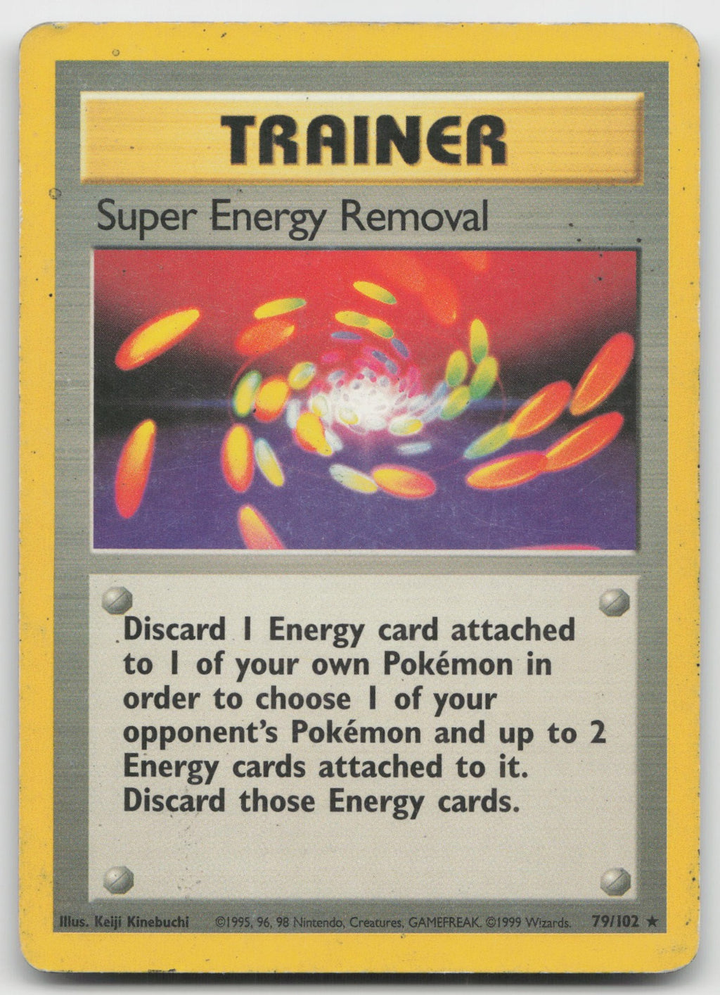 Super Energy Removal Rare Base Set 79/102 HP