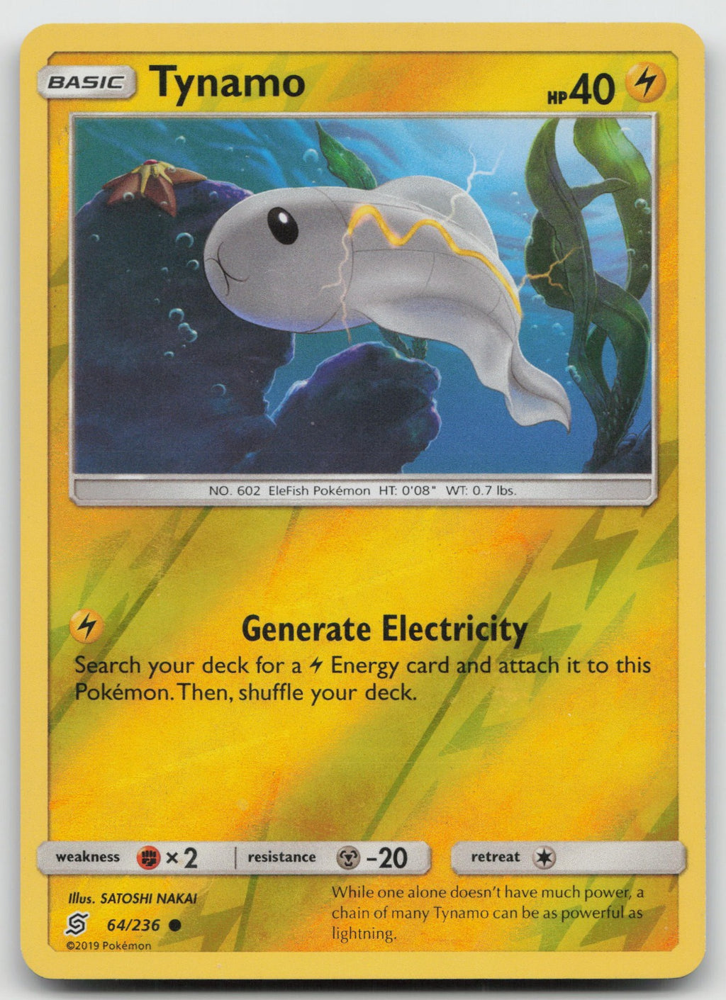 Tynamo Reverse Holo Common SM - Unified Minds 64/236 NM