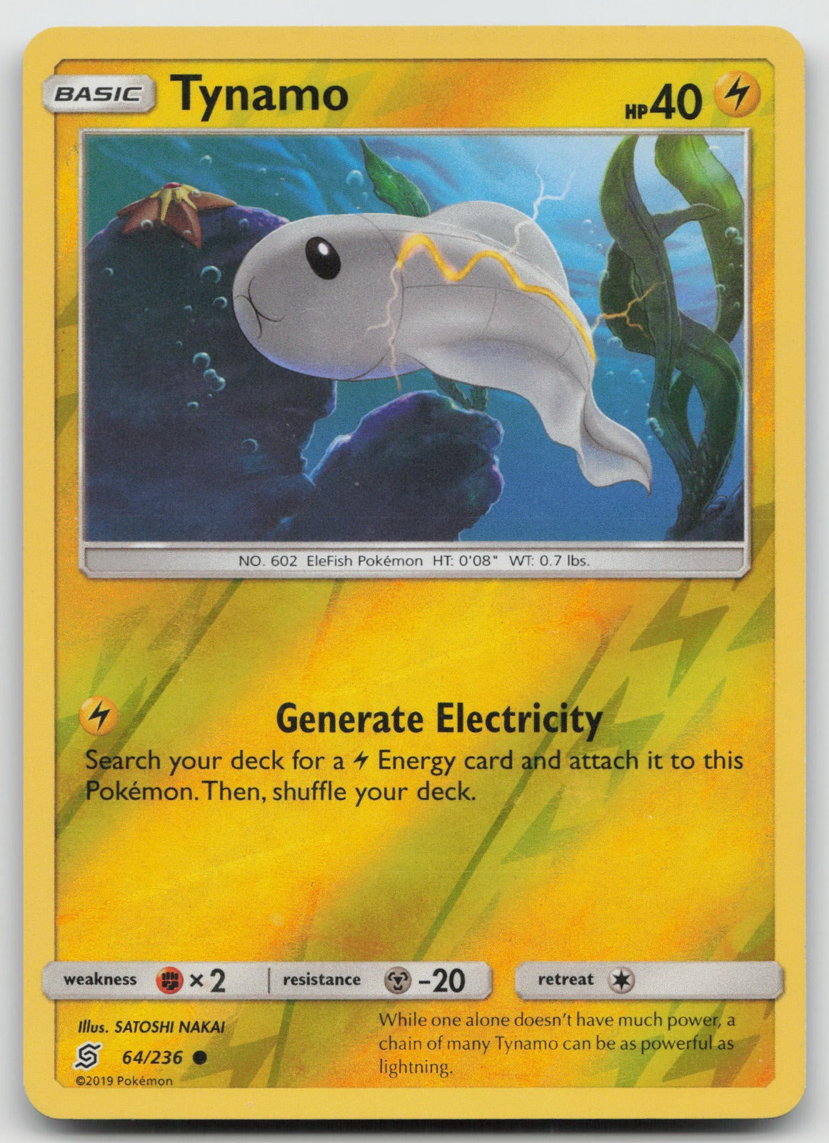 Tynamo Reverse Holo Common SM - Unified Minds 64/236 NM
