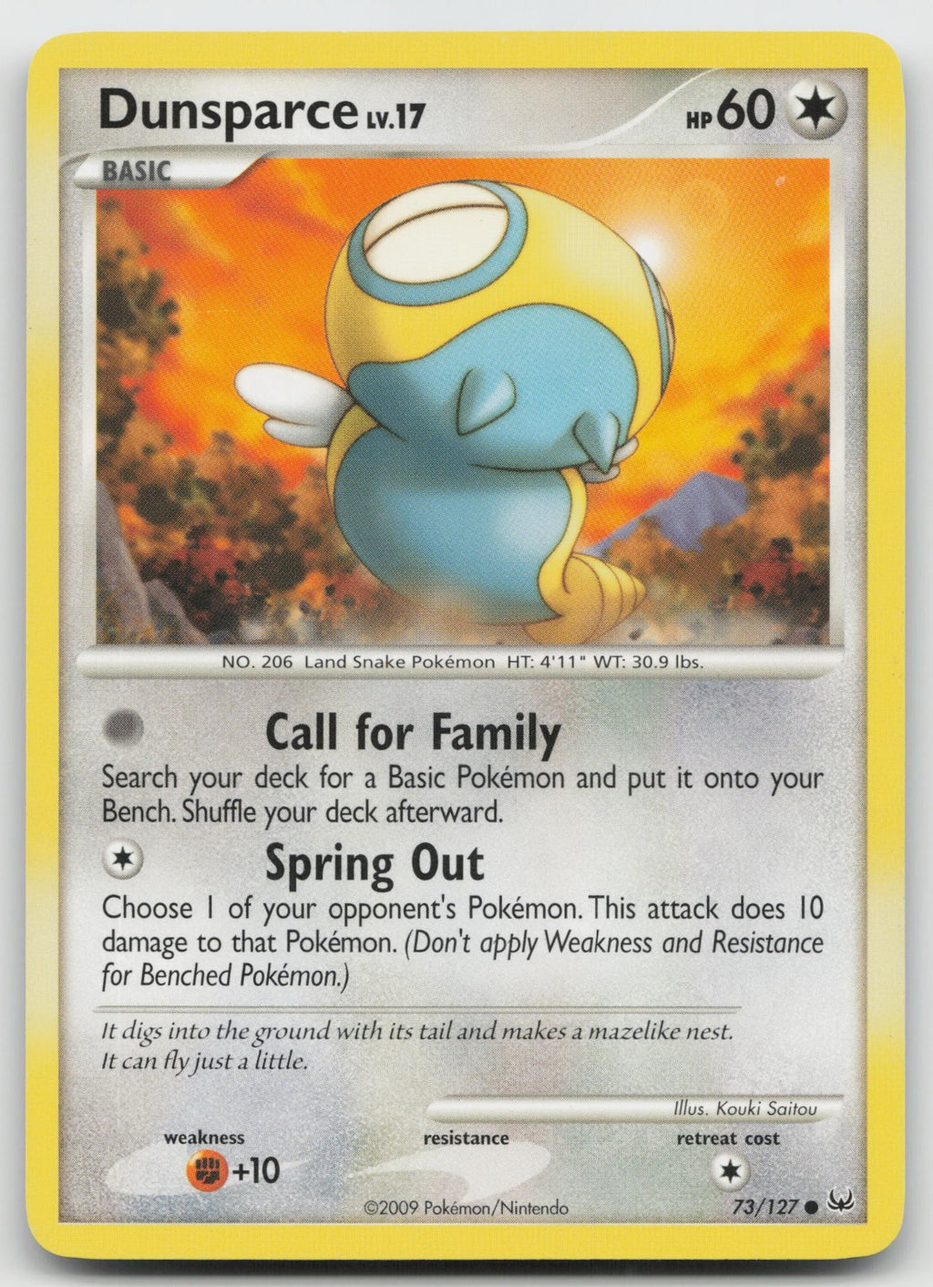 Dunsparce Common Platinum 73/127 MP