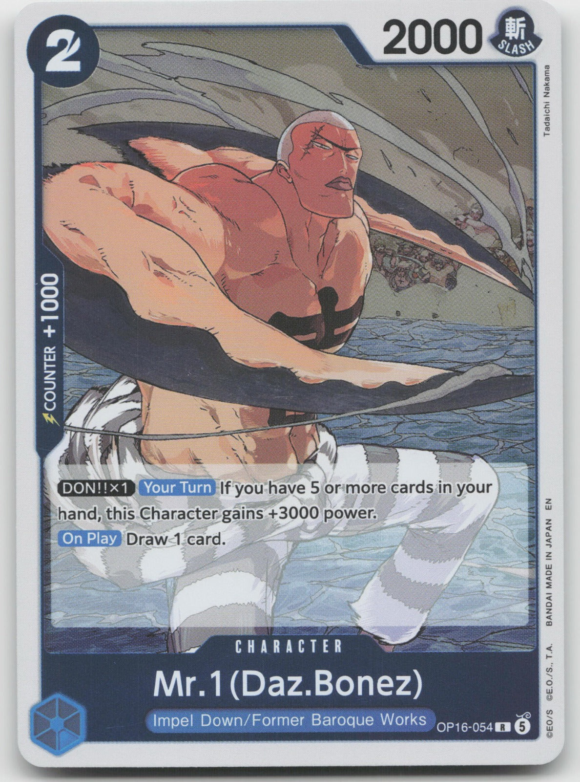 Mr.1(Daz.Bonez) R Foil The Time of Battle OP16-054 NM