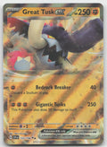 Great Tusk ex Holo Double Rare SV01: Scarlet & Violet Base Set 123/198 NM