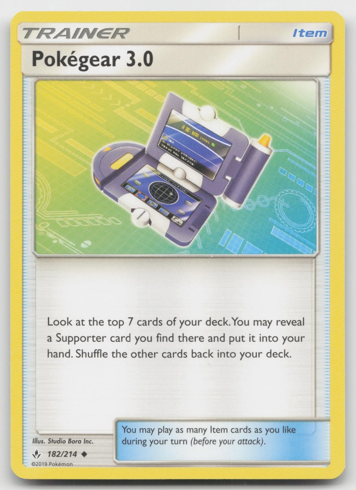Pokegear 3.0 Uncommon SM - Unbroken Bonds 182/214 LP