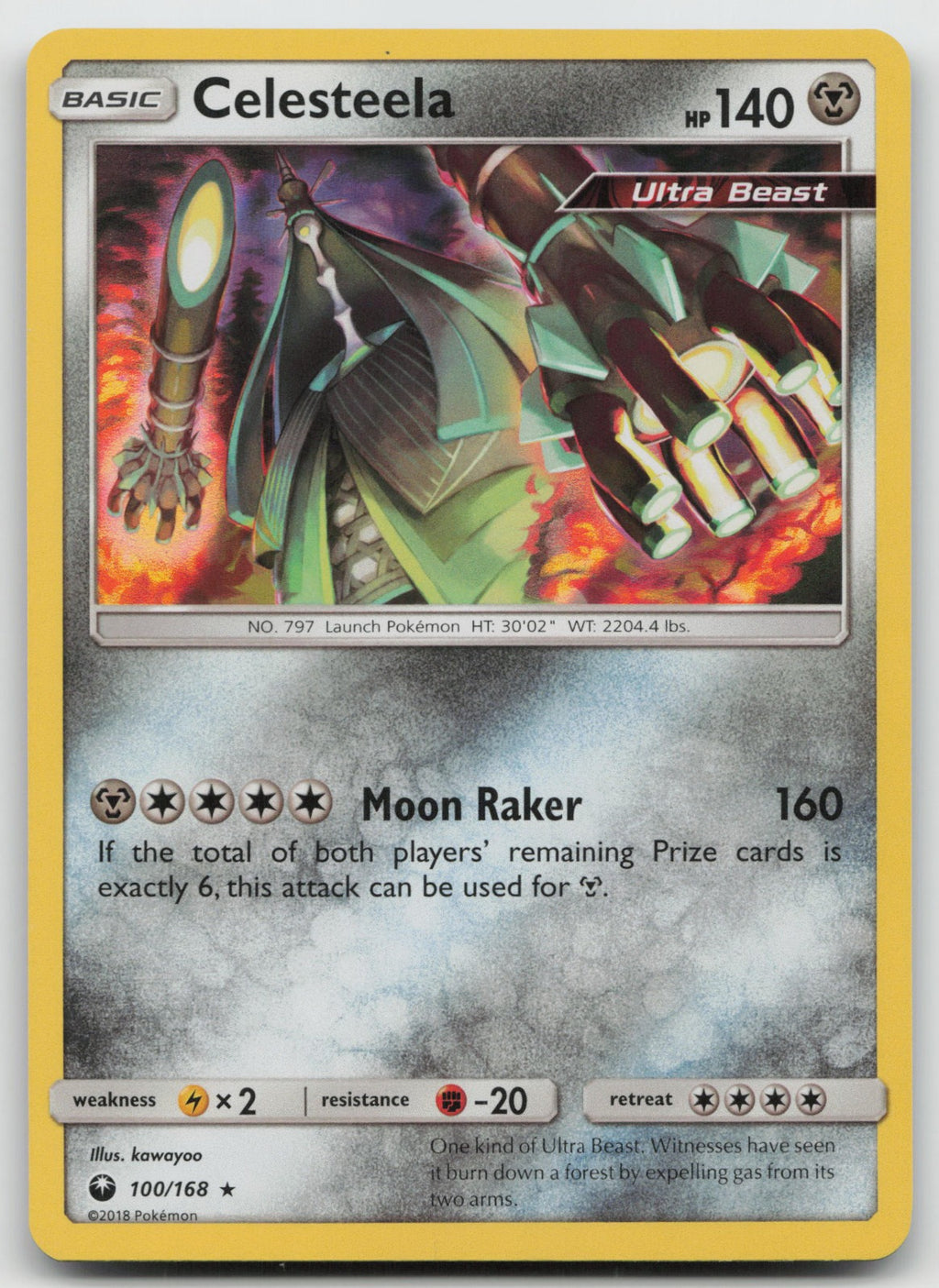 Celesteela Holo Rare SM - Celestial Storm 100/168 NM